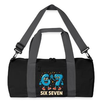 67 Six Seven 6-7 - Recycled Duffel Bag - black/graphite grey - Front