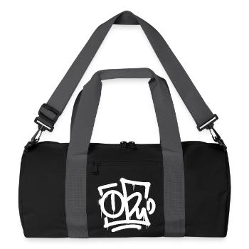 TOBY Graffiti Splash - Recycled Duffel Bag - black/graphite grey - Front