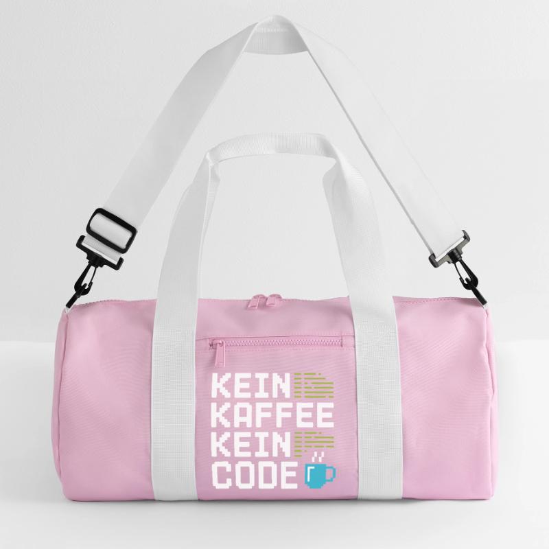 Kein Kaffee Kein Code Programmierer Informatiker Recycelte Duffel Bag