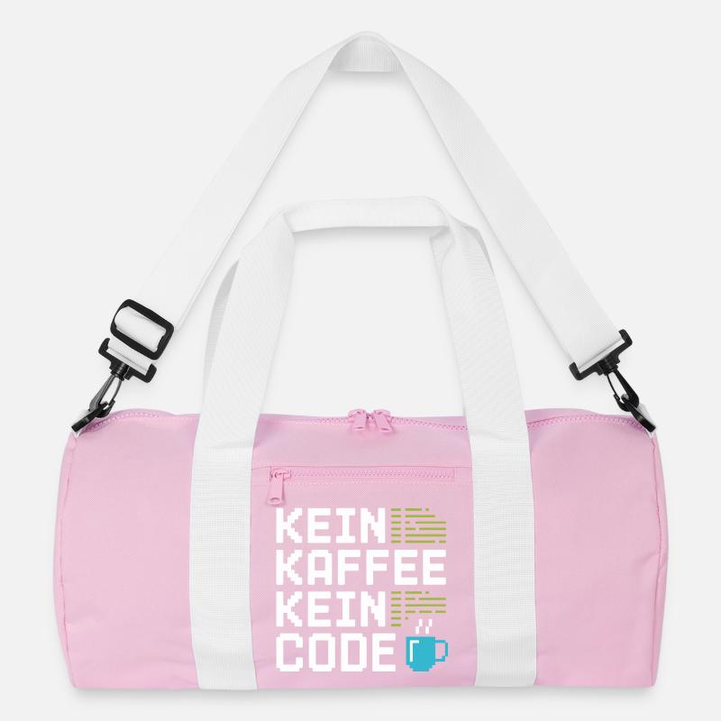 Kein Kaffee Kein Code Programmierer Informatiker Recycelte Duffel Bag