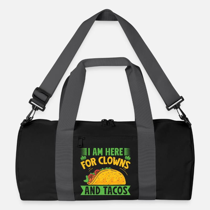 Circus Here For Clowns & Tacos Circus Performer Recycelte Duffel Bag