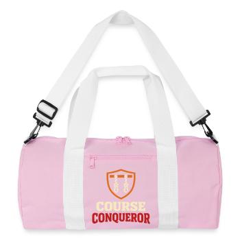 Obstacle Course Racer Obstacle Course Ocr - Recycled Duffel Bag - pink/white - Front