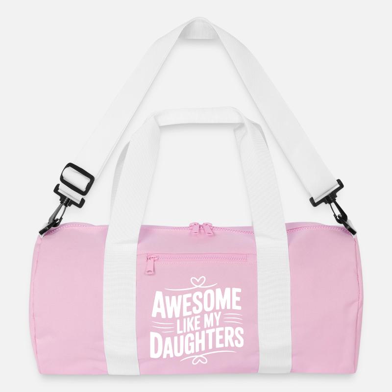 Awesome Like My Daughters Recycled Duffel Bag