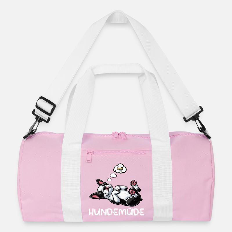 Hundemüde Boston Terrier Boston terrier besitzer  Recycelte Duffel Bag