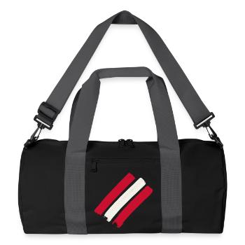 Austria - Recycled Duffel Bag - black/graphite grey - Front
