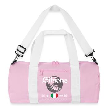 Bibione Italie Streetwear Souvenir de voyage - Sac de sport recyclé - rose/blanc - Devant