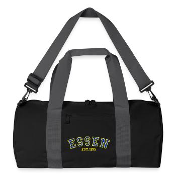 Essen Est. 1975 - Recycled Duffel Bag - black/graphite grey - Front