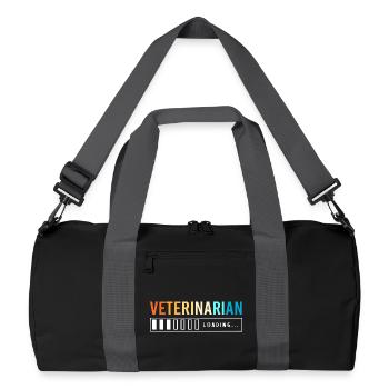 Vétérinaire Médecine vétérinaire Vétérinaire - Sac de sport recyclé - noir/gris graphite - Devant