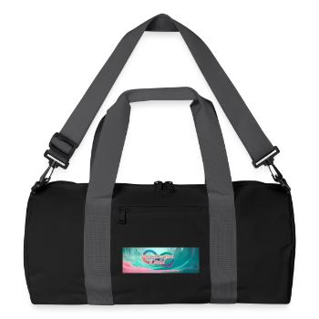 Neurodivergent & Valid - Recycled Duffel Bag - black/graphite grey - Front