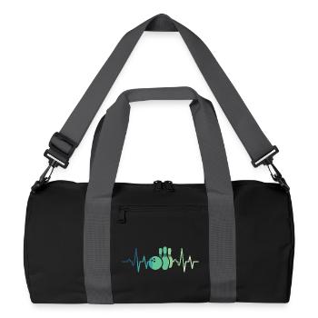 Bowling Heartbeat Bowler - Recycled Duffel Bag - black/graphite grey - Front