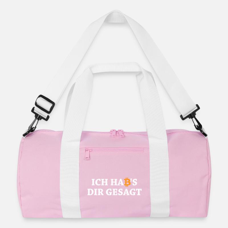 Bitcoin Habs Dir Gesagt Blockchain Krypto Geschenk Recycelte Duffel Bag