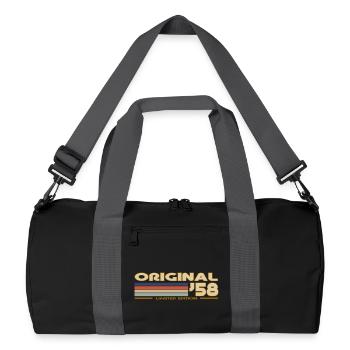1958 - Recycled Duffel Bag - black/graphite grey - Front