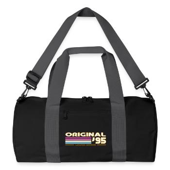 1995 - Recycelte Duffel Bag - Schwarz/Graphitgrau - Vorne