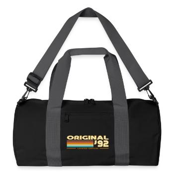 1992 - Recycelte Duffel Bag - Schwarz/Graphitgrau - Vorne