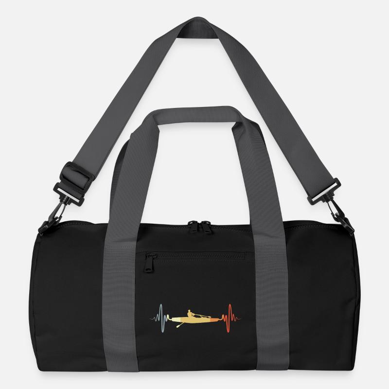 Vintage Ruderboot Skizze Recycelte Duffel Bag