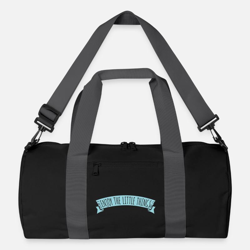 Enjoy The Little Things Gratitude Mindfulness Recycled Duffel Bag
