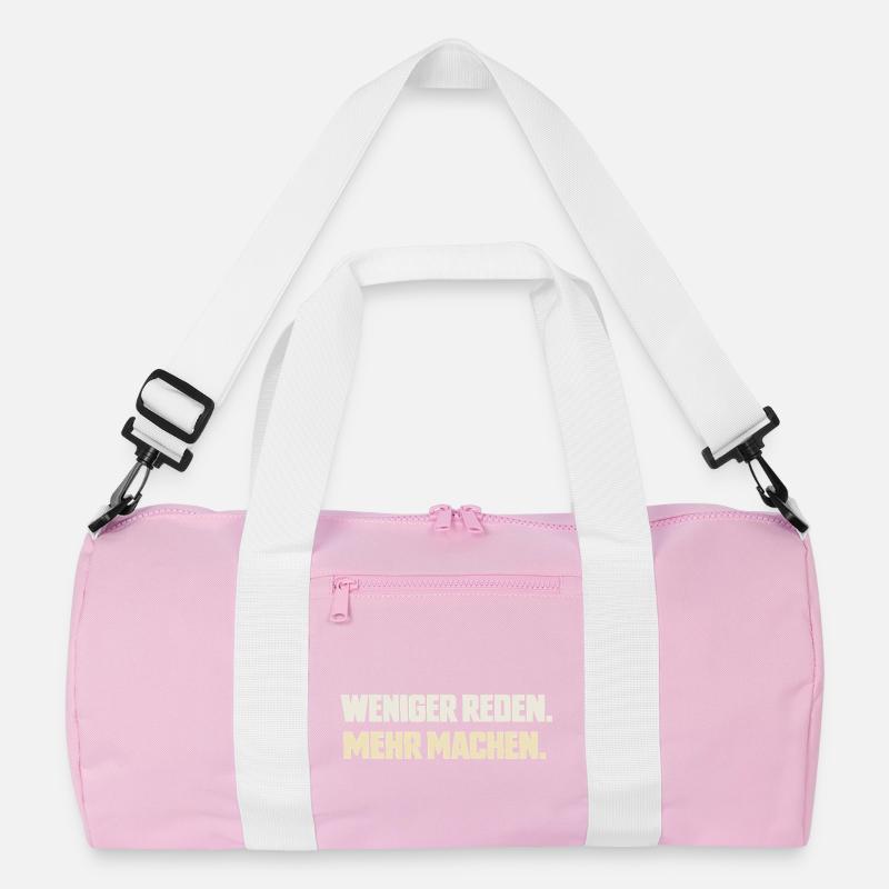 Talk less. Do more. Recycled Duffel Bag