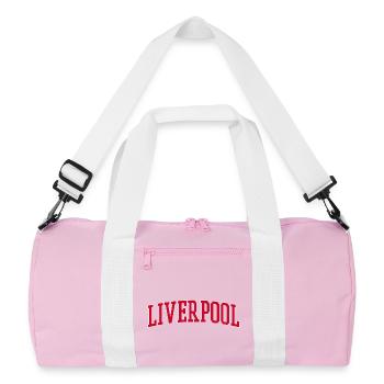Liverpool Uk - Recycled Duffel Bag - pink/white - Front