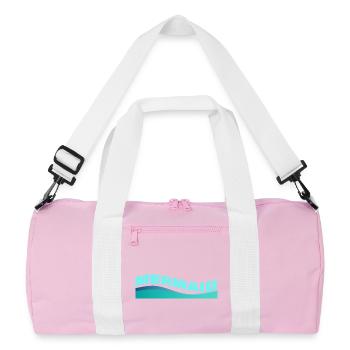 MERMAID - Recycled Duffel Bag - pink/white - Front