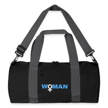 WOMAN - Recycled Duffel Bag - black/graphite grey - Front