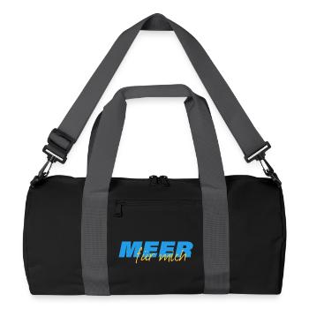 LA MER POUR MOI - Sac de sport recyclé - noir/gris graphite - Devant