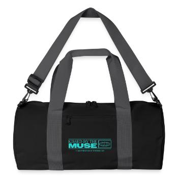 Inspired & Creative – Aesthetic Statement - Recycled Duffel Bag - black/graphite grey - Front