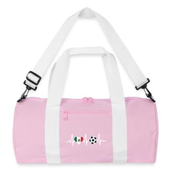Mexico Football - Recycled Duffel Bag - pink/white - Front