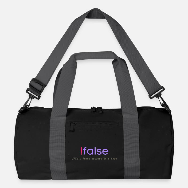 Ifalse Funny Coder Programmierungswortspiel Recycelte Duffel Bag