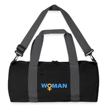 Woman - Recycled Duffel Bag - black/graphite grey - Front