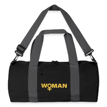 Woman - Recycled Duffel Bag - black/graphite grey - Front
