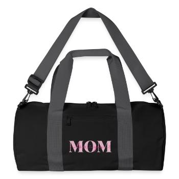 Love you Mom Liebeserklärung Mutter Liebe Mama - Recycelte Duffel Bag - Schwarz/Graphitgrau - Vorne