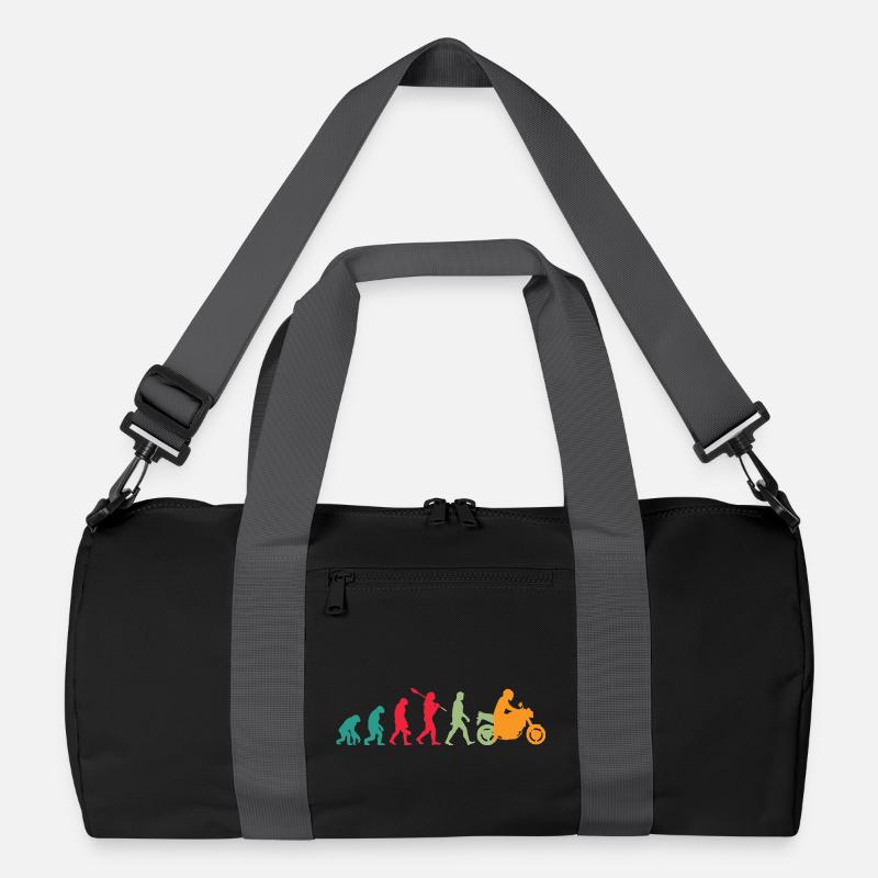 Evolution! Motorrad Geschenk Idee Bikes Recycelte Duffel Bag