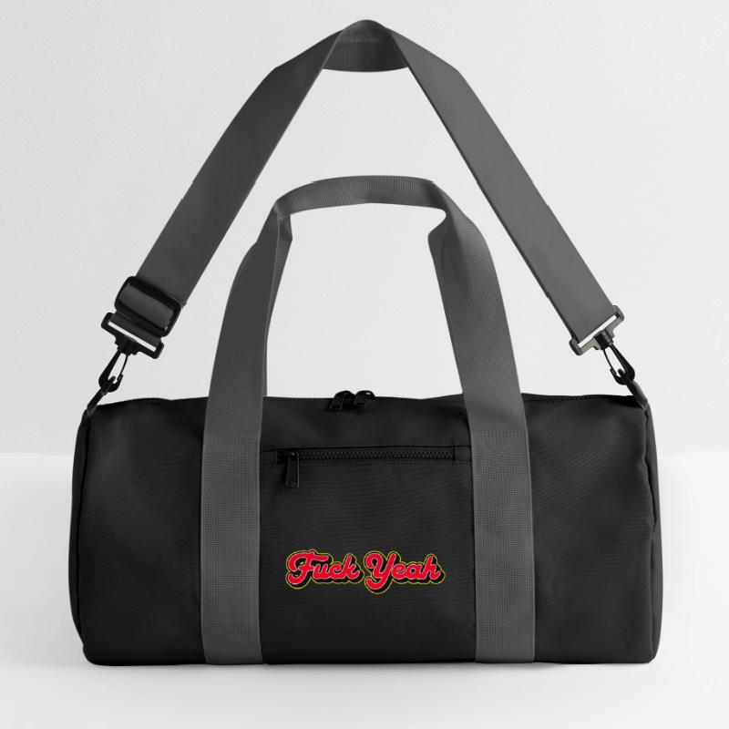Verdammt ja, 3D Red Script Recycelte Duffel Bag