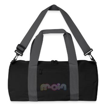 Moin - Recycelte Duffel Bag - Schwarz/Graphitgrau - Vorne