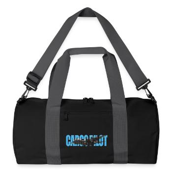 Cargo pilot C-130 - Recycled Duffel Bag - black/graphite grey - Front