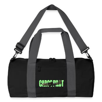 Cargo pilot C-160 - Recycelte Duffel Bag - Schwarz/Graphitgrau - Vorne