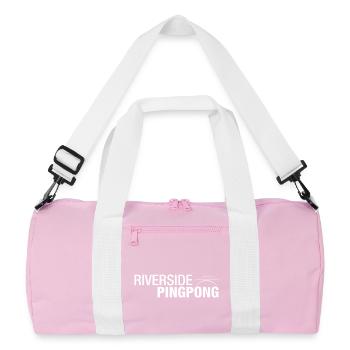 Ping-pong Riverside - Sac de sport recyclé - rose/blanc - Devant