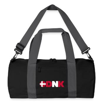 Danemark - Sac de sport recyclé - noir/gris graphite - Devant