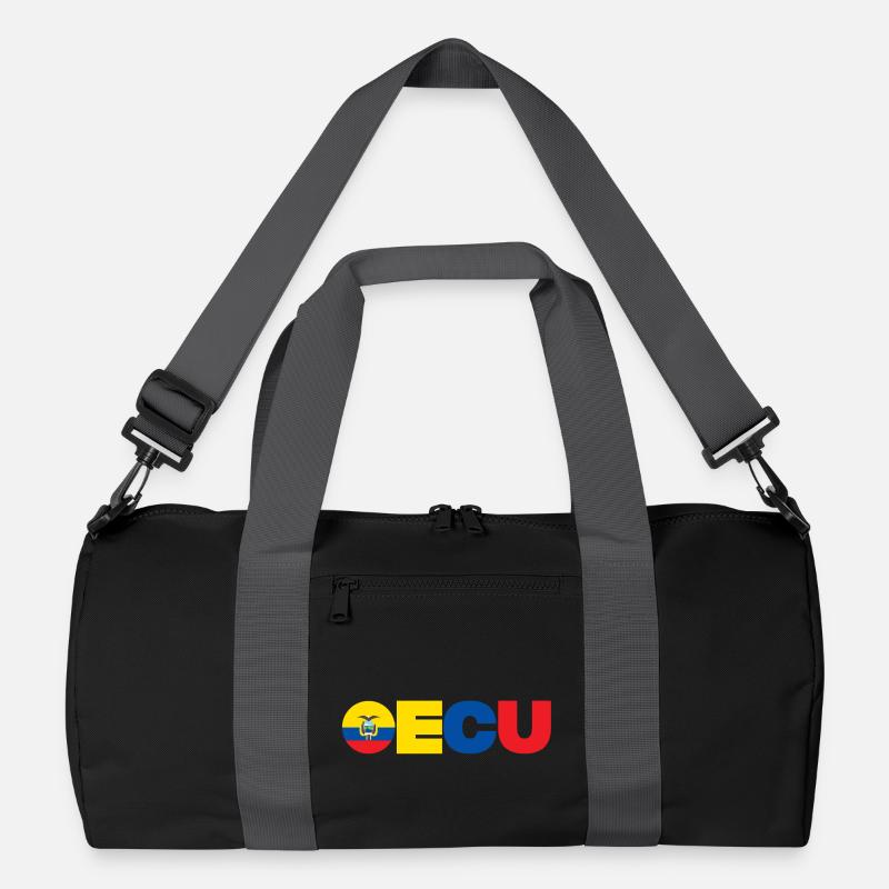 Équateur - Sac de sport recyclé - noir/gris graphite