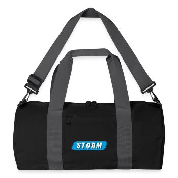 Tempête - Design intemporel - Sac de sport recyclé - noir/gris graphite - Devant