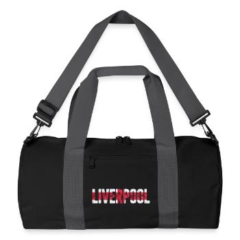 Liverpool England - Recycled Duffel Bag - black/graphite grey - Front