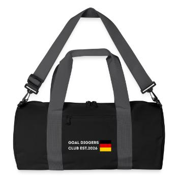 Goal Diggers Club Est.2026 (Germany) - Recycled Duffel Bag - black/graphite grey - Front