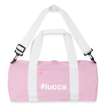 LUCCA Hashtag - Recycled Duffel Bag - pink/white - Front