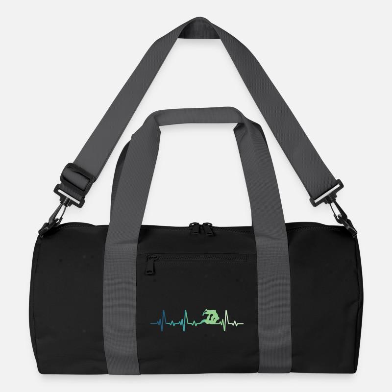 Jiu Jitsu Herzschlag Jiu-Jitsu Recycelte Duffel Bag