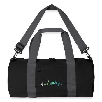 Scooter battement de coeur cyclomoteur roller - Sac de sport recyclé - noir/gris graphite - Devant