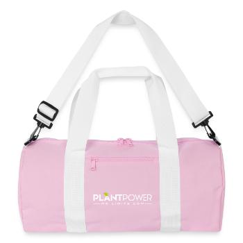 Plant Power - No Limits - Recycled Duffel Bag - pink/white - Front