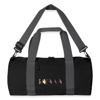 Launa - Recycled Duffel Bag - black/graphite grey - Front