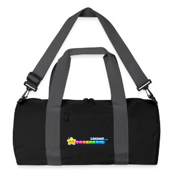 Loading Gamer Level - Recycled Duffel Bag - black/graphite grey - Front