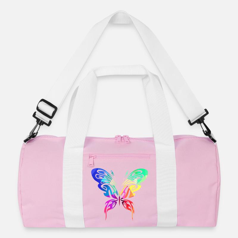 Bunter Sommervogel Recycelte Duffel Bag