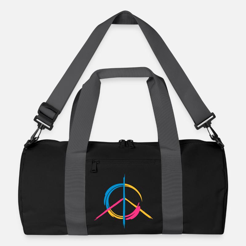 Friedenssymbol Recycelte Duffel Bag